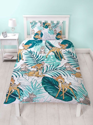 Bambi Palm Leaf Single Duvet Cover Set