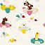 Bambino XVIII Flying Animals Wallpaper Multi Rasch 249064