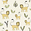 Bambino XVIII Lions Wallpaper Natural Rasch 531701