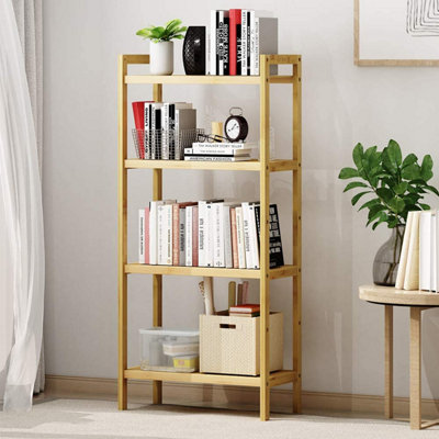 Bamboo 4 tier deals shelf