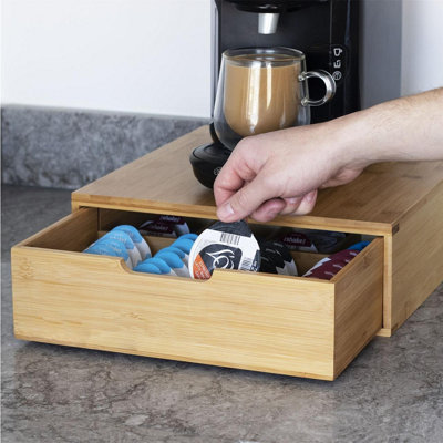 Bamboo 64 Tassimo Coffee Pod Drawer