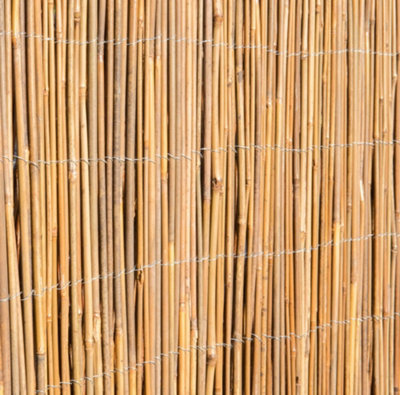 Bamboo Cane Screening Roll Natural Fencing  3.0m x 1.0m