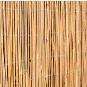 Bamboo Cane Screening Roll Natural Fencing  3.0m x 1.0m