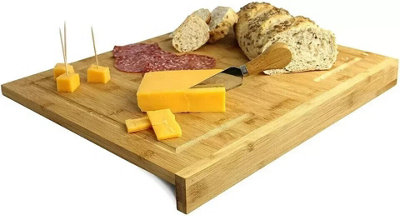Bamboo Counter Edge Chopping Board Kitchen Secure Wooden Kitchen ...