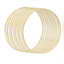 Bamboo Craft Rings - Set of 10