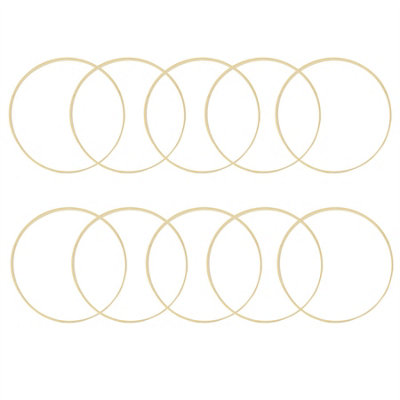 Bamboo Craft Rings - Set of 10 - 4