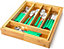 Bamboo Cutlery Tray Extendable With Separate Compartments