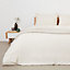 Bamboo & French Linen Complete Bedding Set Natural UK Single