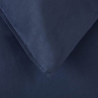 Bamboo & French Linen Pillowcases Midnight Navy - 3
