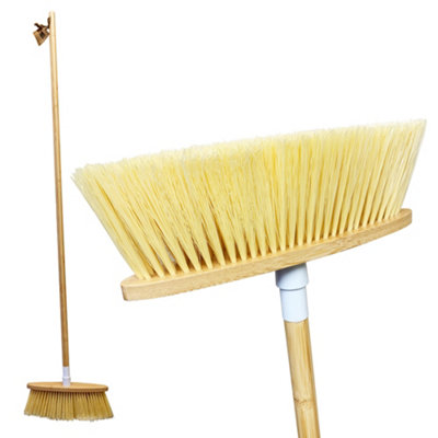 Bamboo Indoor Broom Stylish Modern Soft Sweeping Brush