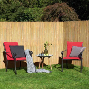Bamboo Screening Roll Natural Fence Panel Outdoor Garden 1.5m x 4m