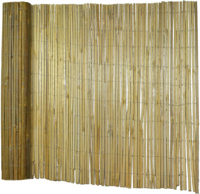 Bamboo Screening Roll Natural Fence Panel Outdoor Garden 1.5m x 4m