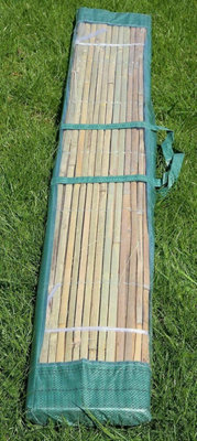 Bamboo Screening Roll Natural Fence Panel Outdoor Garden 1.5m x 4m