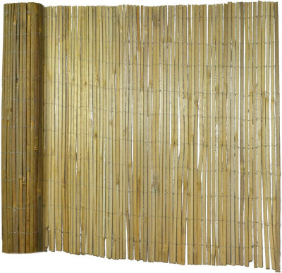 Bamboo Screening Roll Natural Fence Panel Outdoor Garden 1m x 4m