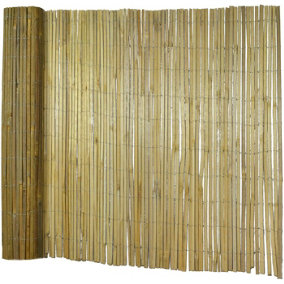 Bamboo Screening Roll Natural Fence Panel Outdoor Garden 1m x 4m