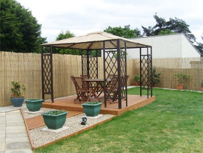 Bamboo Slat Screening Roll Natural Fencing 3.0m x 1.2m