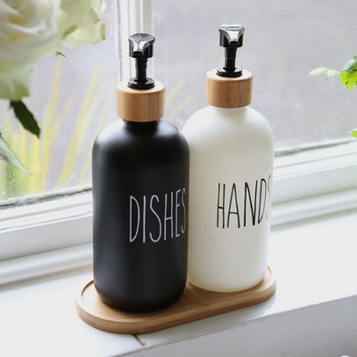Bamboo Soap Dispenser Tray - Brown - 6