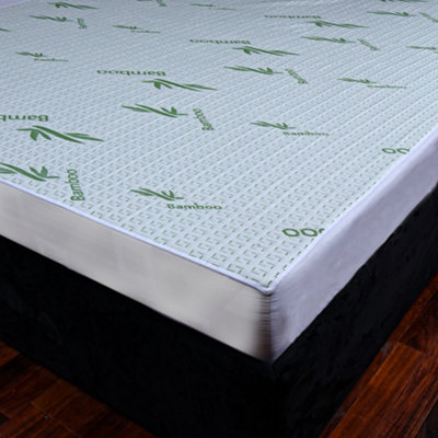 Bamboo Waterproof Mattress Protector Organic Soft Touch 40CM Deep Pocket