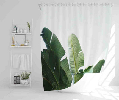 Banana Leaves Shower Curtain / Default Title Price Comparisons | Compare The Build