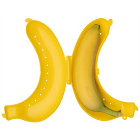 Banana Protector Case Holder Snack Fruit Lunch Box for Work, Travel, School