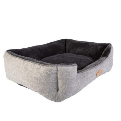 Banbury & Co Herringbone Square Bed Faux Large Price Comparisons | Compare The Build