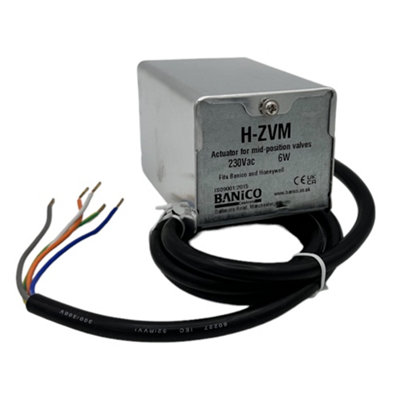 Banico H-ZVM 3 Port 22mm or 28mm Motorised Zone Valve Head Can Replace Honeywell