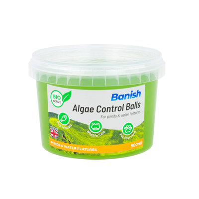 Banish BioaActive Algae Control Balls 500ml Pond Water Treatment Green Water Eco