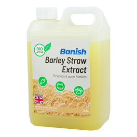 Banish BioActive Barley Straw Extract Pond Water Treatment 2.5L Wildlife Safe