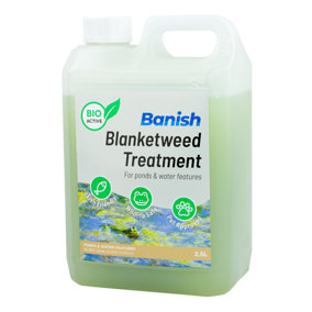 Banish BioActive Blanketweed Pond Water Treatment 2.5L Wildlife Safe Natural