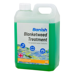 Banish Blanketweed Pond Water Treatment 2.5L String Algae Remover Blanket Clear