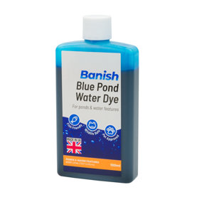 Banish Blue Pond Dye 100ml Water Colour Algae Control Reduce Blanketweed Growth