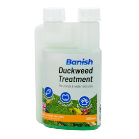 Banish Duckweed Pond Water Treatment 250ml Weed Control Buster Fish Algae Clear