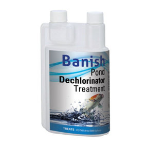 Banish Pond Dechlorinator Treatment 1 Litre - Treats 22750 Litres