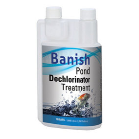Banish Pond Dechlorinator Treatment 250ml - Treats 5688 Litres