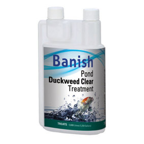 Banish Pond Duckweed Clear Treatment 250ml - Treats 5688 Litres