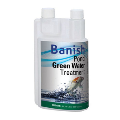 Banish Pond Greenwater Treatment 1 Litre - Treats 22750 Litres
