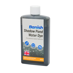 Banish Shadow Pond Dye 100ml Water Colour Algae Control Reduce Growth Grey