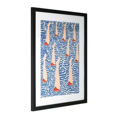 Banistas - Jota de Jai - 40 x 50cm Framed Print