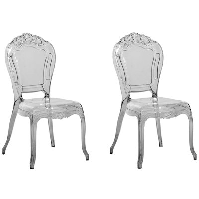 Banquet Chair Dining Chair Set of 2 Black VERMONT