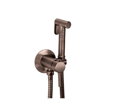 Banyetti Luca Round Thermostatic Douche - Brushed Bronze