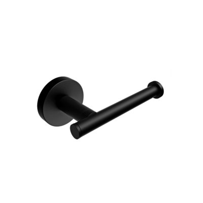 Banyetti Nero Noir Round Toilet Roll Holder - Matt Black Price Comparisons | Compare The Build