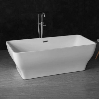 Banyetti Transition 1700 x 800 Freestanding Acrylic Bath - White