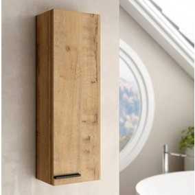 Banyetti Vatilla 700mm Wall Hung Mini Storage Cabinet - Ostippo Oak