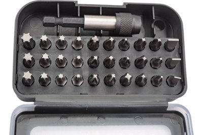 BAP 32 Piece Drill Bit Set Quick Release Magnetic Holder Screwdriver Bits + Case - 3
