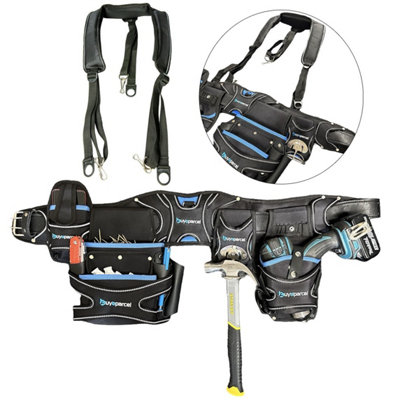 Makita special edition toolbelt 2 pouch discount holster tool belt set and hammer holder