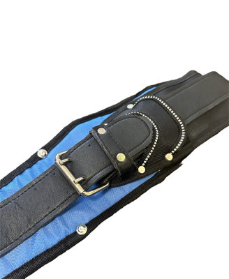 BAP Heavy Duty Champion Tool Belt Pouch Holster Black Padded Leather Work Belt