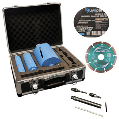Plumbers core drill set sale