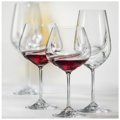 Set Van 6 Franse Kristallen Wijnglazen Portglazen | Kerst | Servies