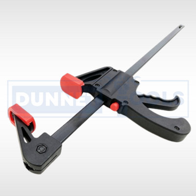 Dekton 2pc Quick Grip Speed Ratchet Vice Bar Clamps 300mm Rapid Clamp Set 12