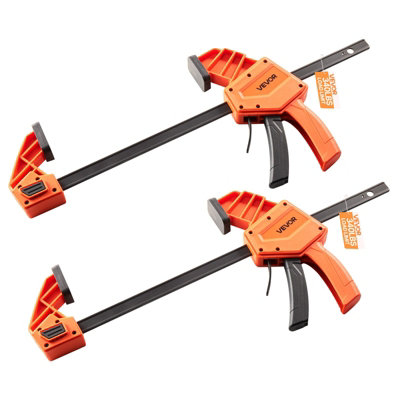 Bar Clamps for Woodworking, 2-Pack 30.48 cm One-Handed Clamp/Spreader ...